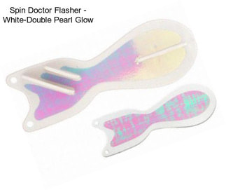 Spin Doctor Flasher - White-Double Pearl Glow