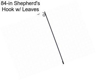 84-in Shepherd\'s Hook w/ Leaves