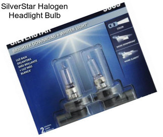 SilverStar Halogen Headlight Bulb