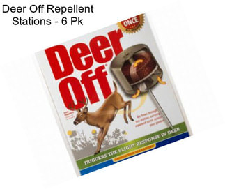 Deer Off Repellent Stations - 6 Pk
