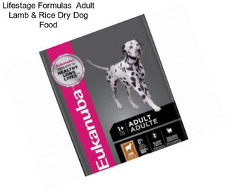 Lifestage Formulas  Adult Lamb & Rice Dry Dog Food