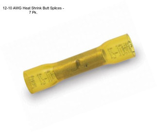 12-10 AWG Heat Shrink Butt Splices - 7 Pk.