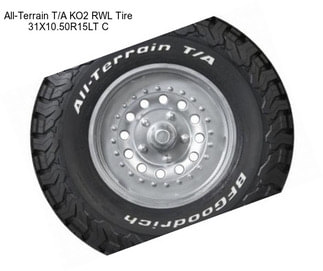 All-Terrain T/A KO2 RWL Tire 31X10.50R15LT C