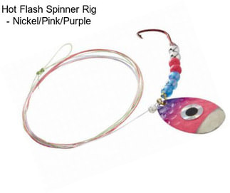 Hot Flash Spinner Rig - Nickel/Pink/Purple