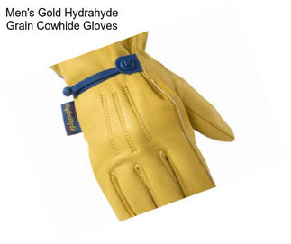 Men\'s Gold Hydrahyde Grain Cowhide Gloves