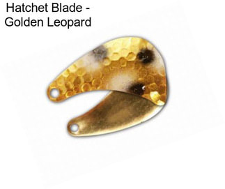 Hatchet Blade - Golden Leopard