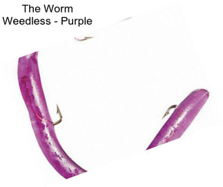The Worm Weedless - Purple
