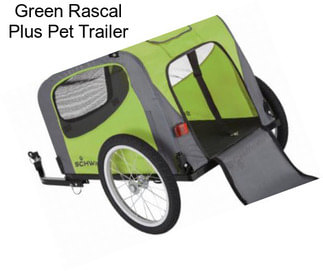 Green Rascal Plus Pet Trailer