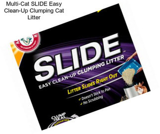 Multi-Cat SLIDE Easy Clean-Up Clumping Cat Litter