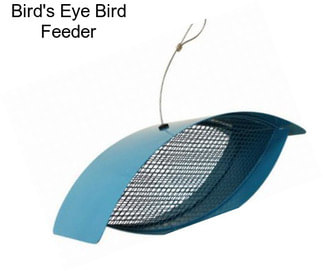 Bird\'s Eye Bird Feeder