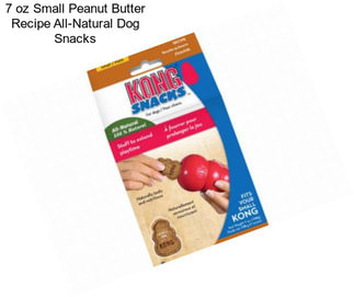 7 oz Small Peanut Butter Recipe All-Natural Dog Snacks