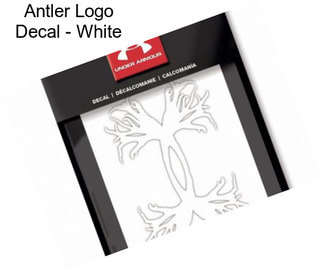 Antler Logo Decal - White