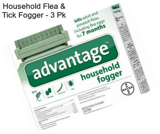 Household Flea & Tick Fogger - 3 Pk