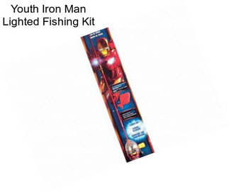 Youth Iron Man Lighted Fishing Kit