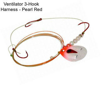 Ventilator 3-Hook Harness - Pearl Red