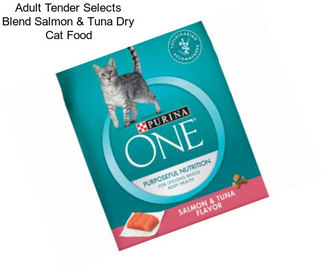 Adult Tender Selects Blend Salmon & Tuna Dry Cat Food