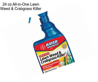 24 oz All-in-One Lawn Weed & Crabgrass Killer