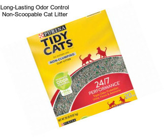 Long-Lasting Odor Control Non-Scoopable Cat Litter