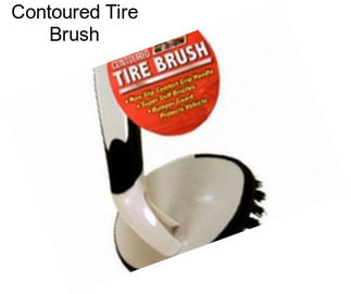 Contoured Tire Brush