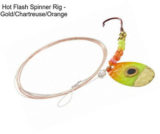 Hot Flash Spinner Rig - Gold/Chartreuse/Orange