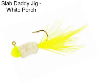 Slab Daddy Jig - White Perch