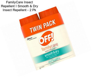 FamilyCare Insect Repellent I Smooth & Dry Insect Repellent - 2 Pk