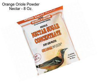 Orange Oriole Powder Nectar - 8 Oz.