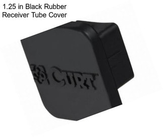 1.25 in Black Rubber Receiver Tube Cover