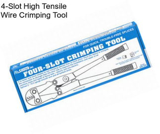 4-Slot High Tensile Wire Crimping Tool