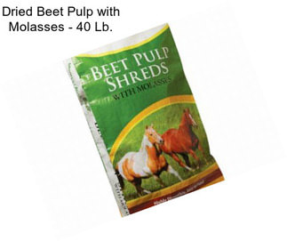 Dried Beet Pulp with Molasses - 40 Lb.