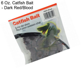 6 Oz. Catfish Bait - Dark Red/Blood