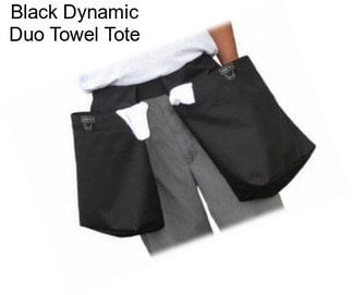 Black Dynamic Duo Towel Tote