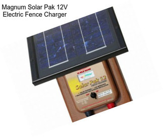 Magnum Solar Pak 12V Electric Fence Charger