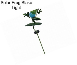Solar Frog Stake Light