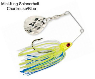 Mini-King Spinnerbait - Chartreuse/Blue