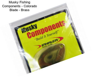 Musky Fishing Components - Colorado Blade - Brass