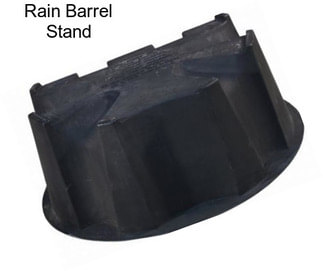 Rain Barrel Stand