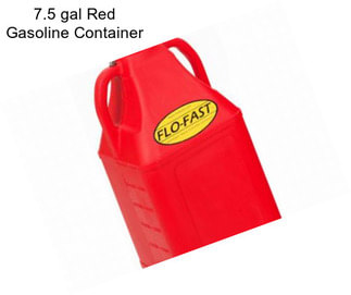 7.5 gal Red Gasoline Container