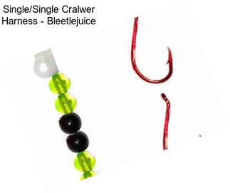 Single/Single Cralwer Harness - Bleetlejuice