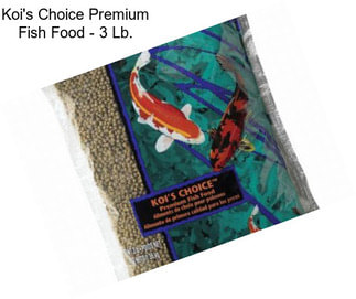 Koi\'s Choice Premium Fish Food - 3 Lb.