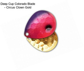 Deep Cup Colorado Blade - Circus Clown Gold