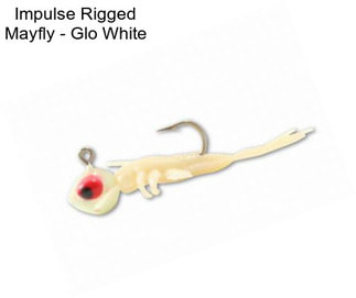 Impulse Rigged Mayfly - Glo White