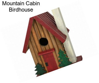 Mountain Cabin Birdhouse