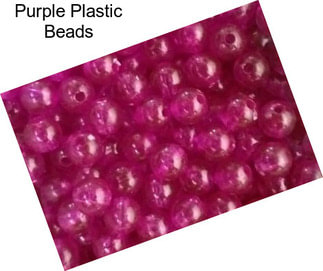 Purple Plastic Beads