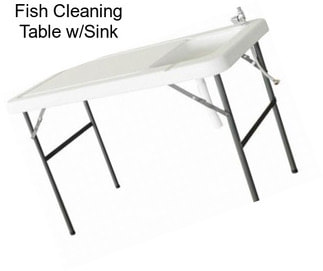 Fish Cleaning Table w/Sink