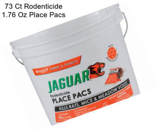 73 Ct Rodenticide 1.76 Oz Place Pacs