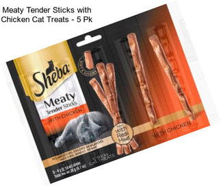 Meaty Tender Sticks with Chicken Cat Treats - 5 Pk