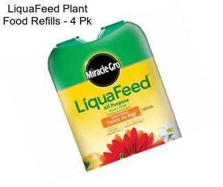 LiquaFeed Plant Food Refills - 4 Pk