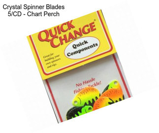 Crystal Spinner Blades 5/CD - Chart Perch
