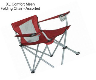 XL Comfort Mesh Folding Chair - Assorted